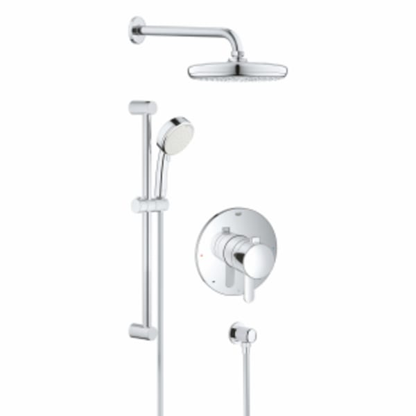 Pressure Balance Valve Shower Set in GROHE CHROME