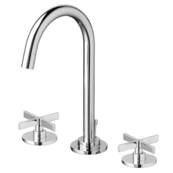 Percy® 2-Handle Widespread Bathroom Faucet with Cross Handles in POLISHED CHROME