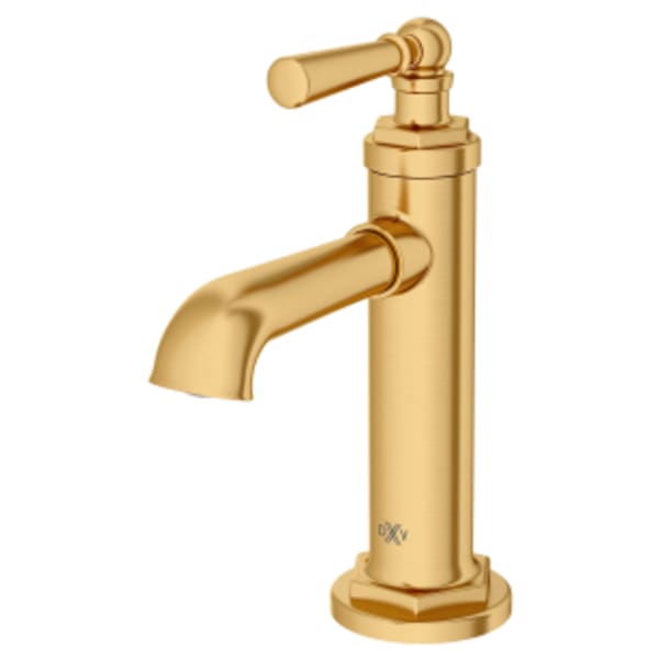 Oak Hill® Single Handle Bathroom Faucet with Lever Handle in SATIN BRASS