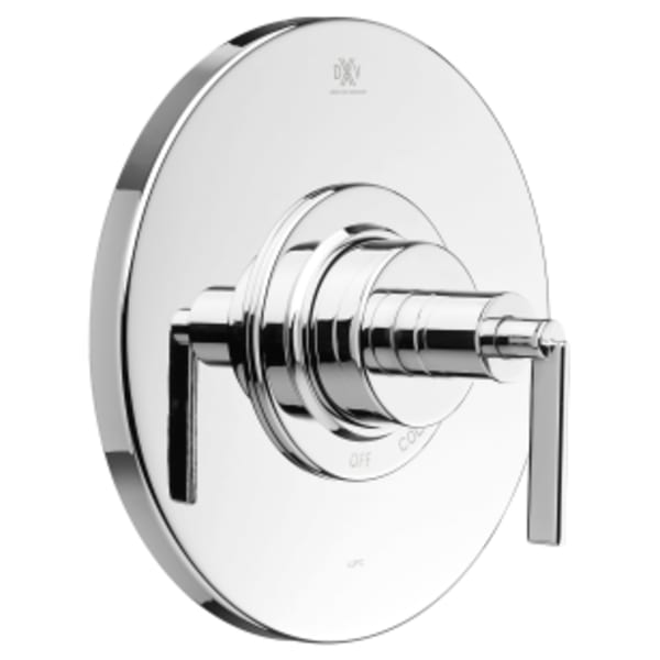 Percy Single Handle Pressure Balance Valve Trim Only with Cross Handle in POLISHED CHROME