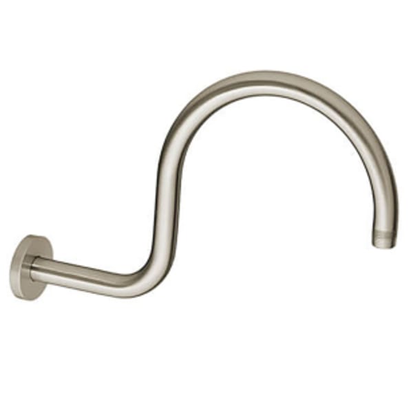 Shepherd's Hook 12" Shower Arm in BRUSHED NICKEL
