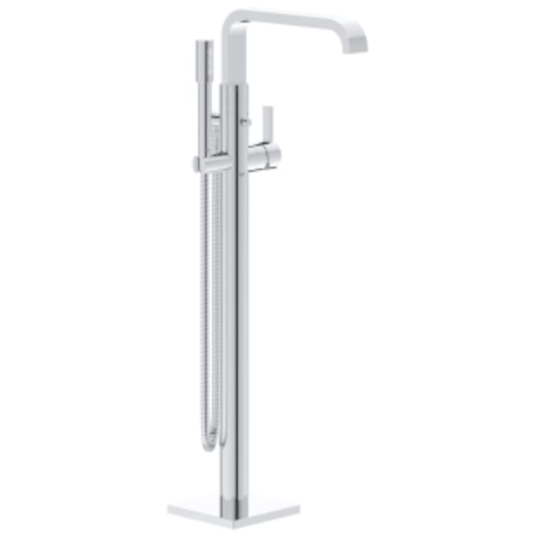 Single-Handle Freestanding Tub Faucet with 1.75 GPM Hand Shower in GROHE CHROME