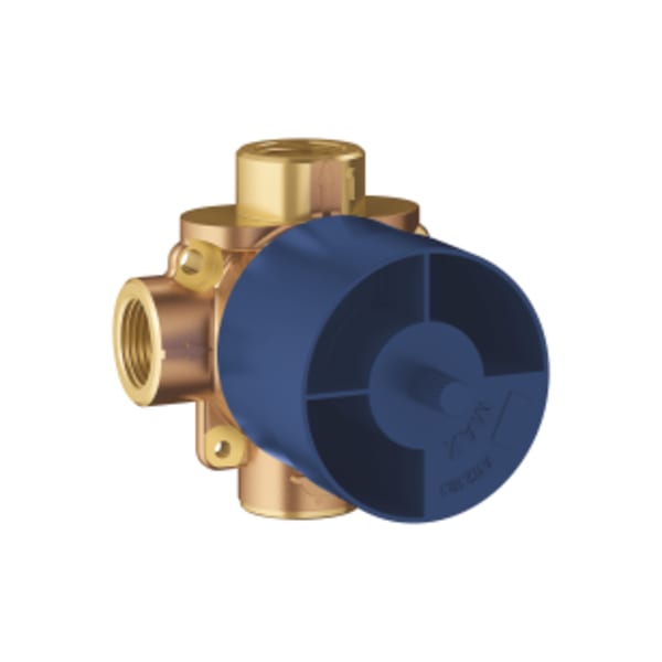 3-Way Diverter Rough-In Valve (Shared Functions)