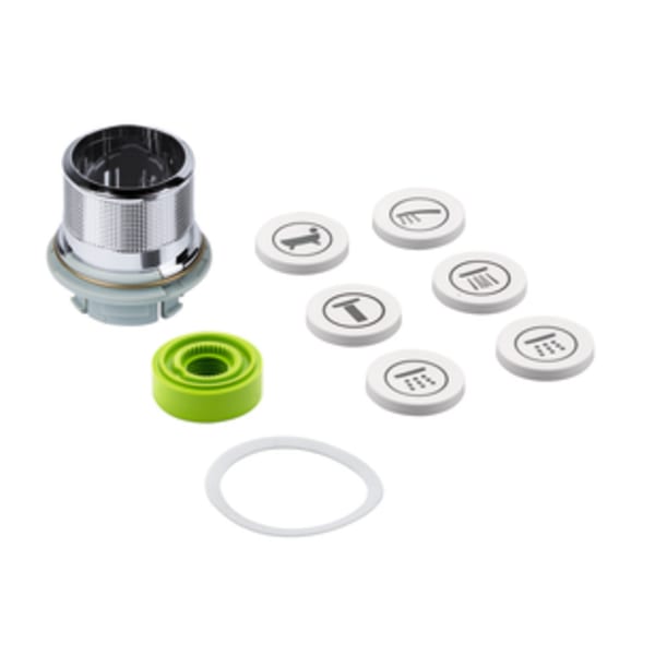 SmartControl Button Replacement with Icon Caps in GROHE CHROME