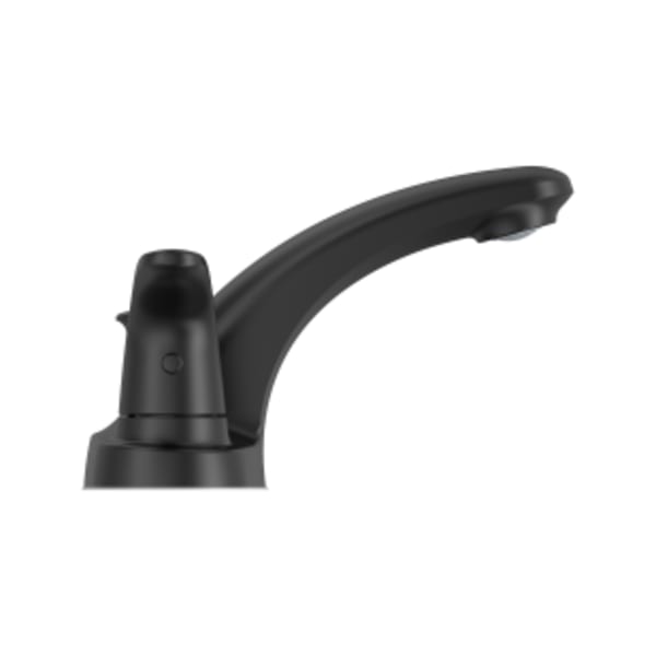Colony® PRO 4-Inch Centerset 2-Handle Bathroom Faucet 1.2 gpm/4.5 L/min With Lever Handles Matte Black