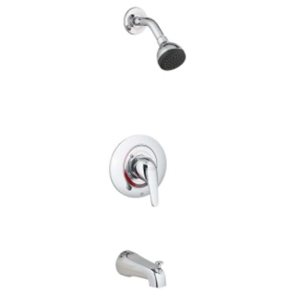 American Standard - Colony® Soft Polished Chrome, Tub/Shower Trim Sets - 1-Handle, 1-Function, Wall Mount
