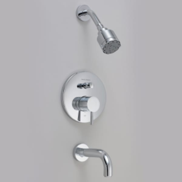 American Standard - Polished Chrome, Tub/Shower Trim Sets - Single Handle, Wall Mount, 3-Function