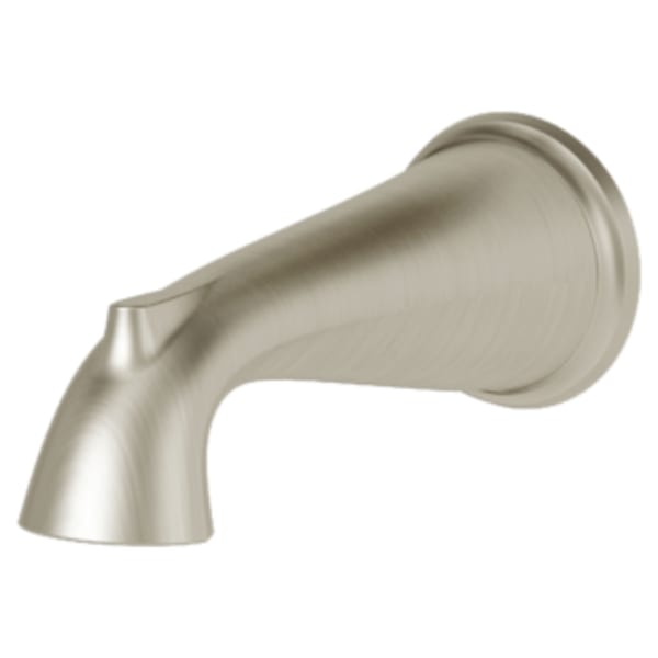 Delancey® 8-1/8-Inch Slip-On Non-Diverter Tub Spout Brushed Nickel