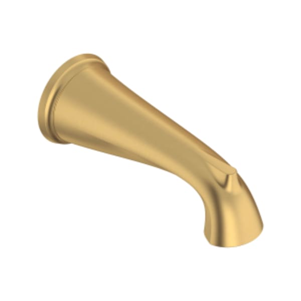 Delancey® 8-1/8-Inch Slip-On Non-Diverter Tub Spout Brushed Cool Sunrise