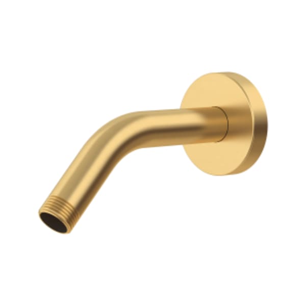 5-Inch Wall Mount Modern Showerhead Arm Brushed Cool Sunrise