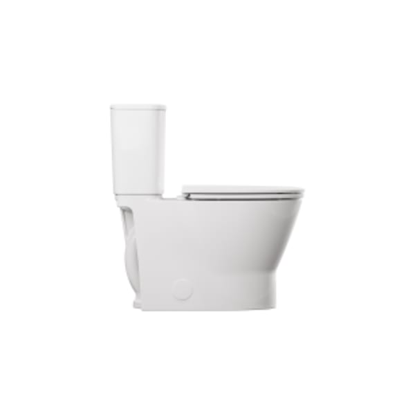 Aspirations Skirted Two-Piece 1.28 gpf/4.8 Lpf Chair-Height Right-Hand Trip Lever Elongated Toilet With Seat White