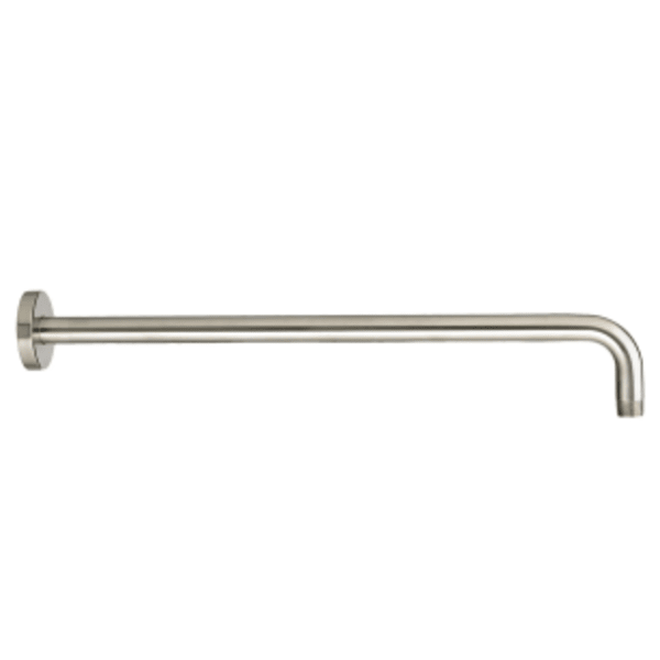 18-Inch Wall Mount Right Angle Showerhead Arm Brushed Nickel