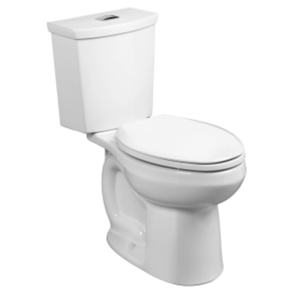 H2Option® Two-Piece Dual Flush 1.28 gpf/4.8 Lpf and 0.92 gpf/3.5 Lpf Chair Height Elongated Toilet With Liner Less Seat White