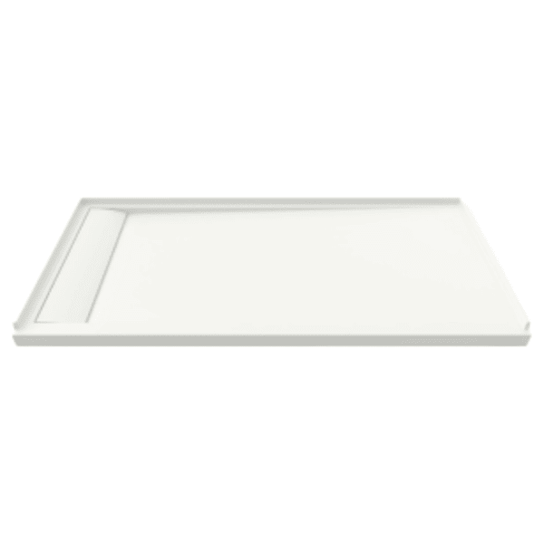 Townsend® 60 x 30-Inch Single Threshold Shower Base With Left-Hand Drain Soft White