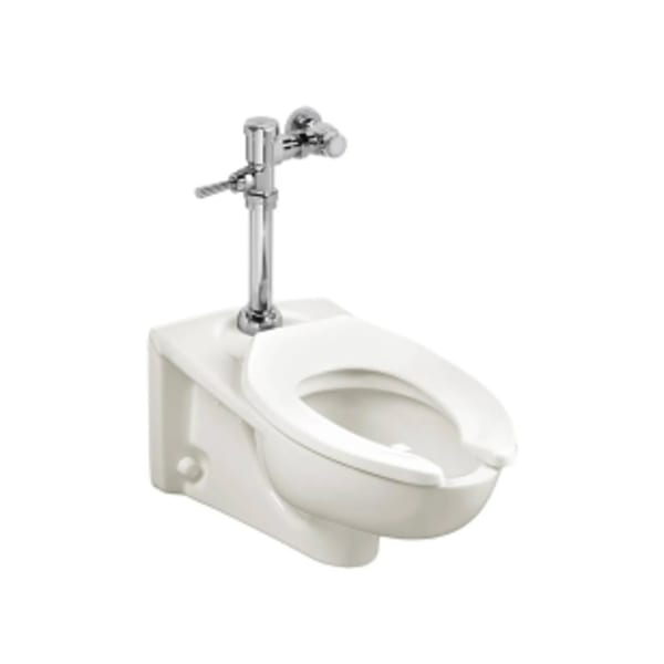 Afwall® Millennium® Wall-Hung Toilet System With Manual Piston Flush Valve, 1.6 gpf/6.0 Lpf White
