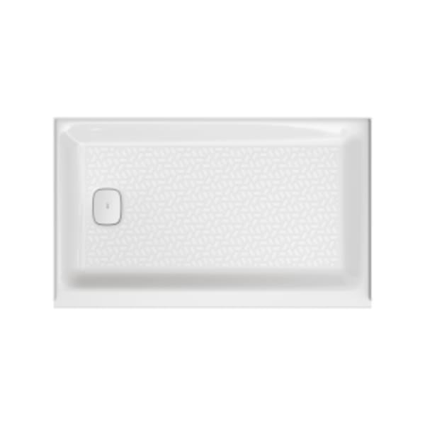 Aspirations 60 x 36-Inch Single Threshold Shower Base With Right Hand-Drain White