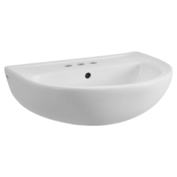 22" Evolution® 4" Centerset Pedestal Sink Top in WHITE