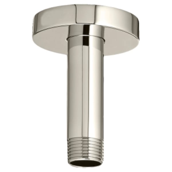 3-Inch Ceiling Mount Rain Showerhead Arm Polished Nickel
