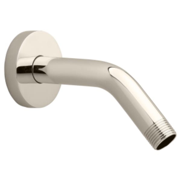5-Inch Wall Mount Modern Showerhead Arm Polished Nickel