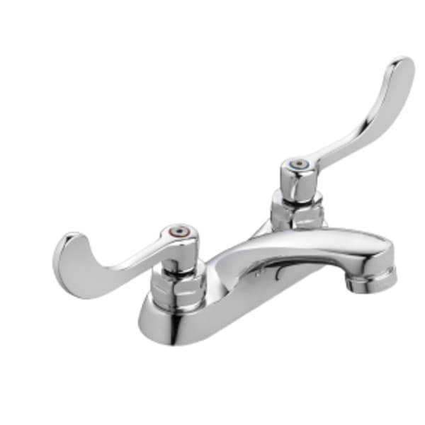 Monterrey® 4-Inch Centerset Cast Faucet With Wrist Blade Handles 0.5 gpm/1.9 Lpm Chrome