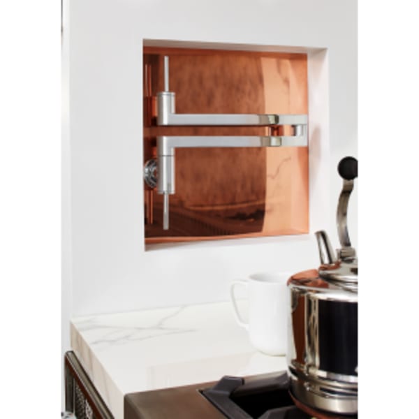 Contemporary Kitchen Pot Filler in POLISHED CHROME