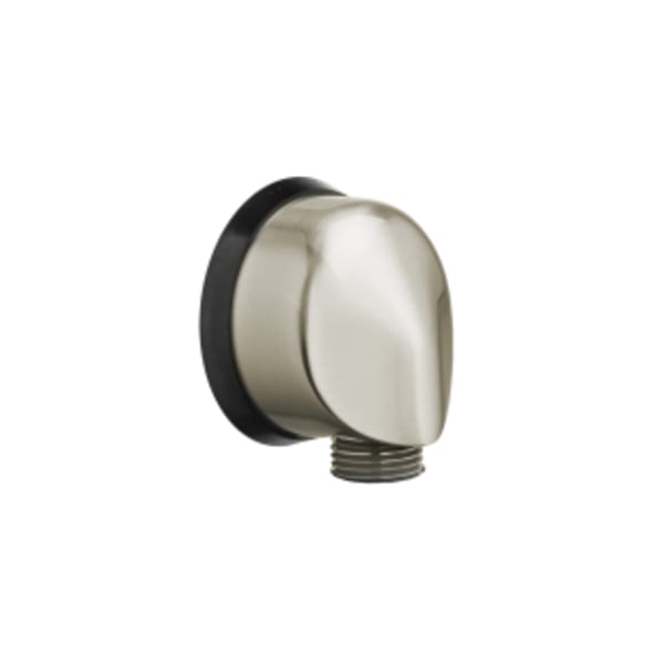 Round Wall Elbow for Hand Shower in BRUSHED NICKEL