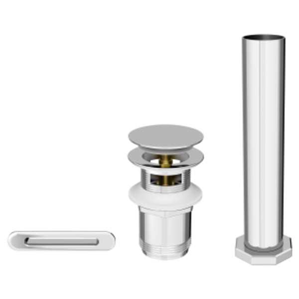 Studio® S Freestanding Bathtub Drain Kit Chrome