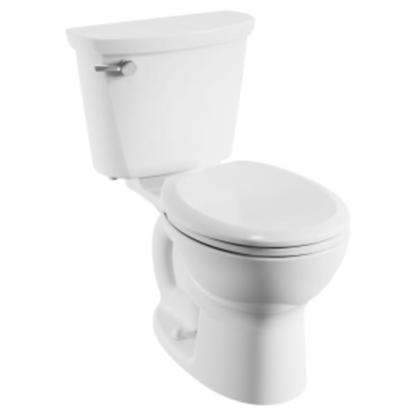 Cadet® PRO Two-Piece 1.6 gpf/6.0 Lpf Standard Height Round Front 10-Inch Rough Toilet Less Seat White