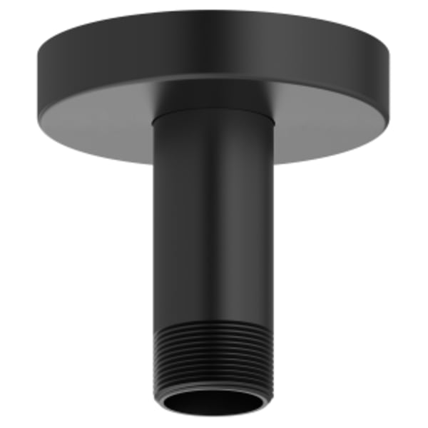 3-Inch Ceiling Mount Rain Showerhead Arm Matte Black