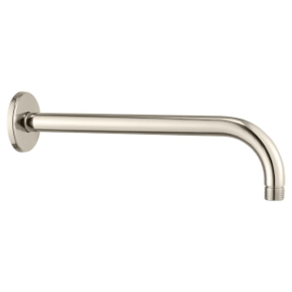Rain 12-Inch Wall Mount Right Angle Rain Showerhead Arm Polished Nickel