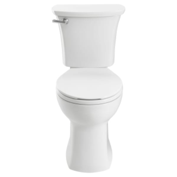 Edgemere® Two-Piece 1.28 gpf/4.8 Lpf Chair-Height Round-Front 10 in. Rough Toilet Less Seat White