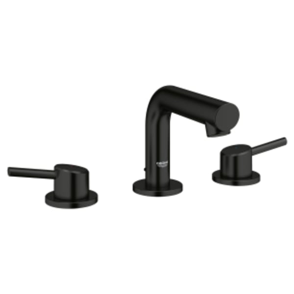 8" Widespread 2-Handle S-Size Bathroom Faucet 1.2 GPM in MATTE BLACK
