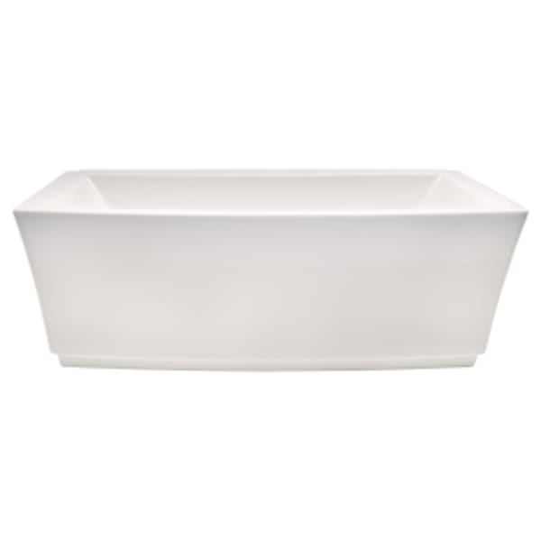 Townsend® 68" x 36" Freestanding Bathtub Center Drain With Integrated Overflow White