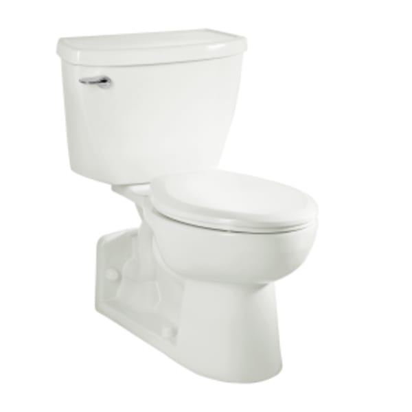 Yorkville® Two-Piece Pressure Assist 1.1 gpf/4.2 Lpf Chair Height Back Outlet Elongated EverClean® Toilet White