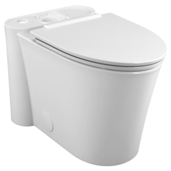 Studio® S Concealed Trapway Chair Height Elongated Toilet Bowl With Seat White
