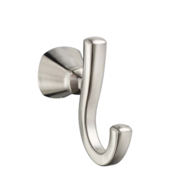 Pacific Plumbing Supply Company  Edgemere® Double Robe Hook in BRUSHED  NICKEL