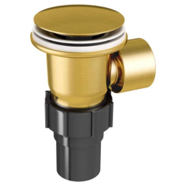 Drain Cap and Plug in SATIN BRASS