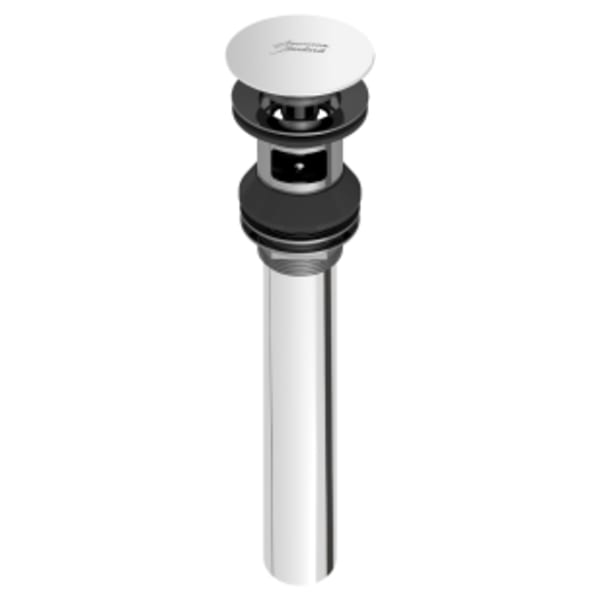 Push Pop-up Drain With Overflow Chrome