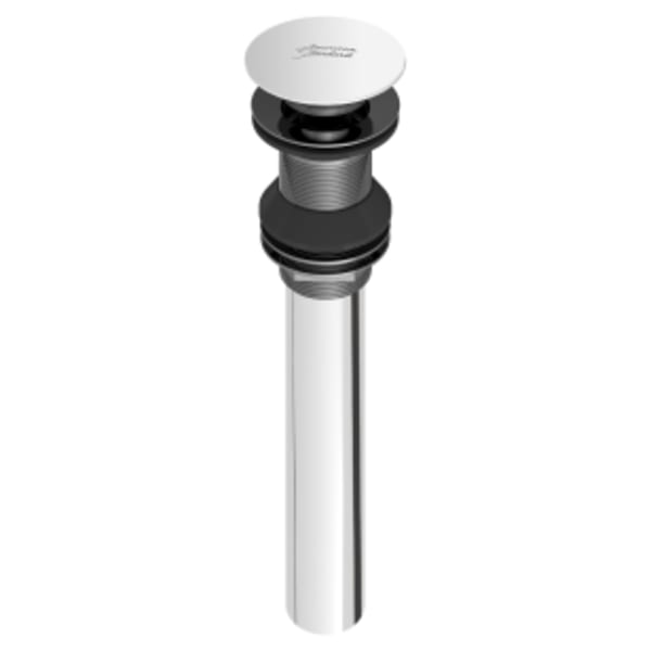 Push Pop-up Drain Without Overflow Chrome