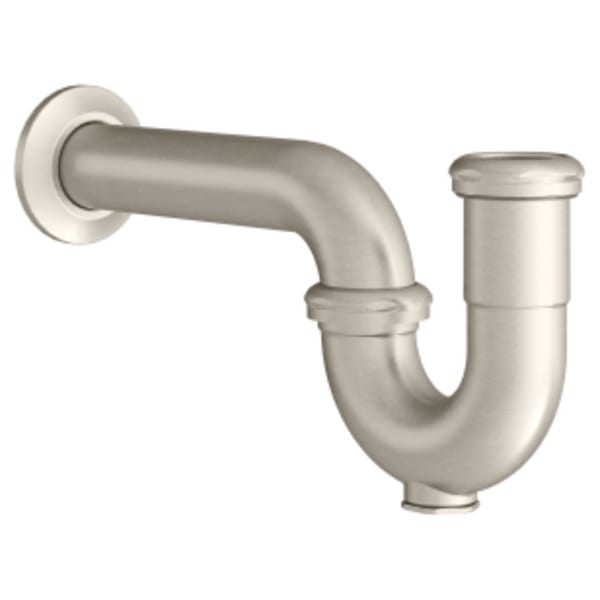 Decorative P-Trap Brushed Nickel