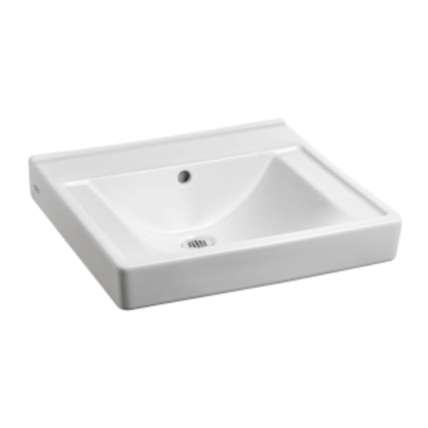 Decorum® Wall-Hung EverClean® Sink, No Faucet Holes White