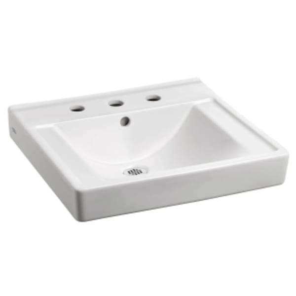 Decorum® Wall-Hung EverClean® Sink With 8-Inch Widespread White