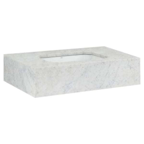 Belshire® 30" Carrara Marble Console Top, No Hole