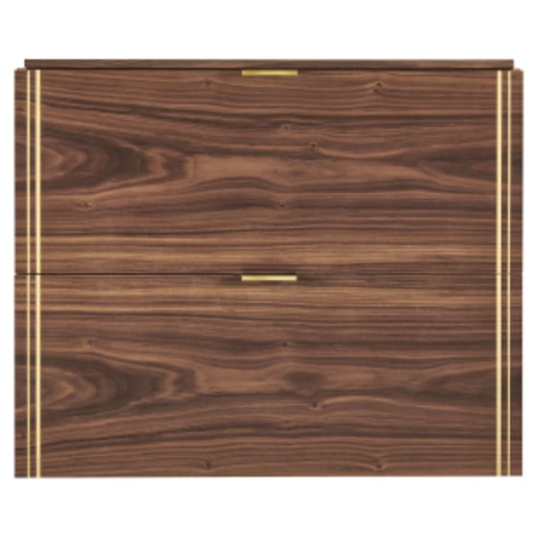 Belshire® 30" Single Vanity Only with Hidden Interior Drawer in WARM WALNUT