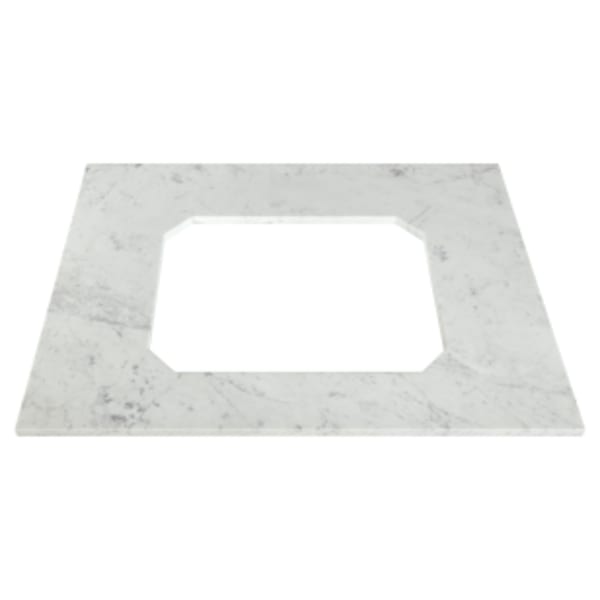 Belshire® 30" Carrara Marble Vanity Top, No Hole