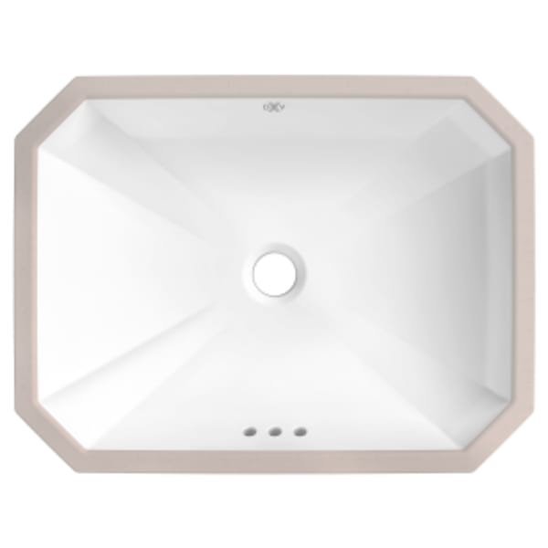 Belshire® Rectangle Sink in CANVAS WHITE