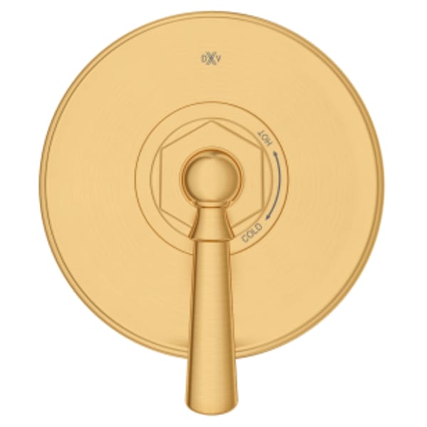 Oak Hill Single Handle Pressure Balance Valve Trim Only with Lever Handle in SATIN BRASS