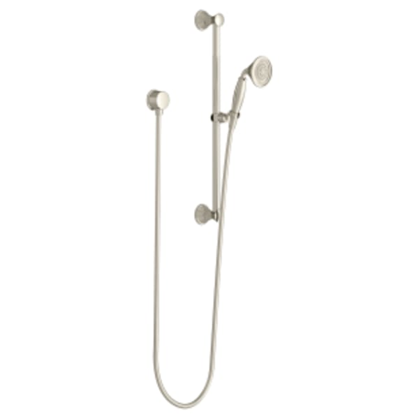Fitzgerald® Personal Hand Shower Set with Adjustable 24" Slide Bar in PLATINUM NICKEL