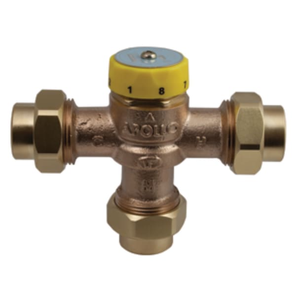 Apollo Bronze Thermostatic Mixing Valve 1" (3 x Solder)