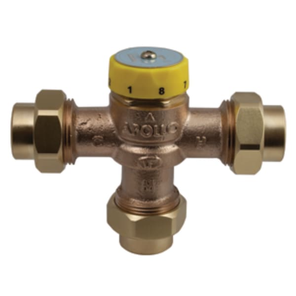 Apollo Bronze Thermostatic Mixing Valve 1" (3 x FNPT)